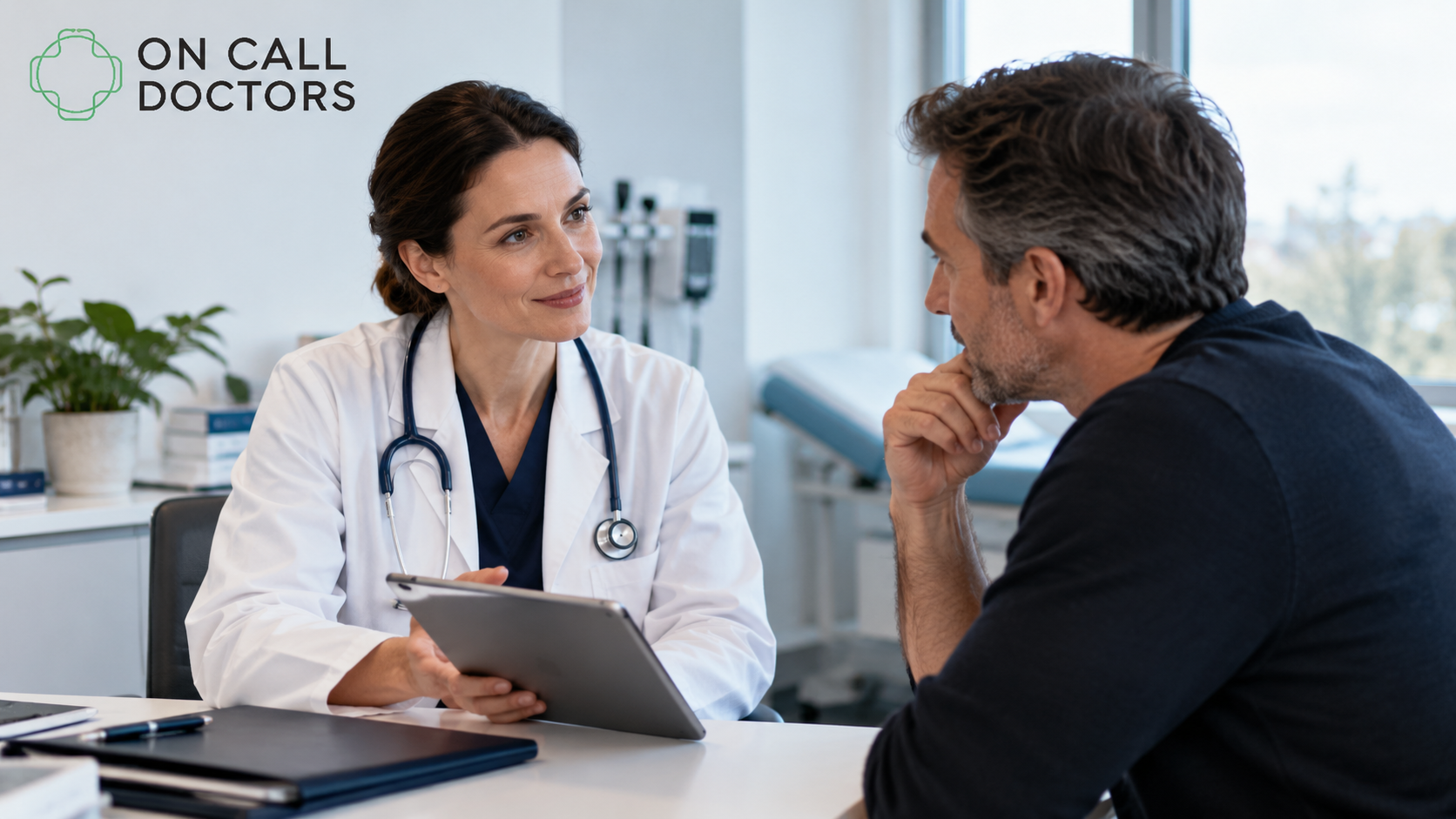 Private health cover consultation with a doctor